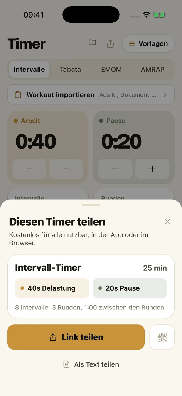 Diesen Timer teilen