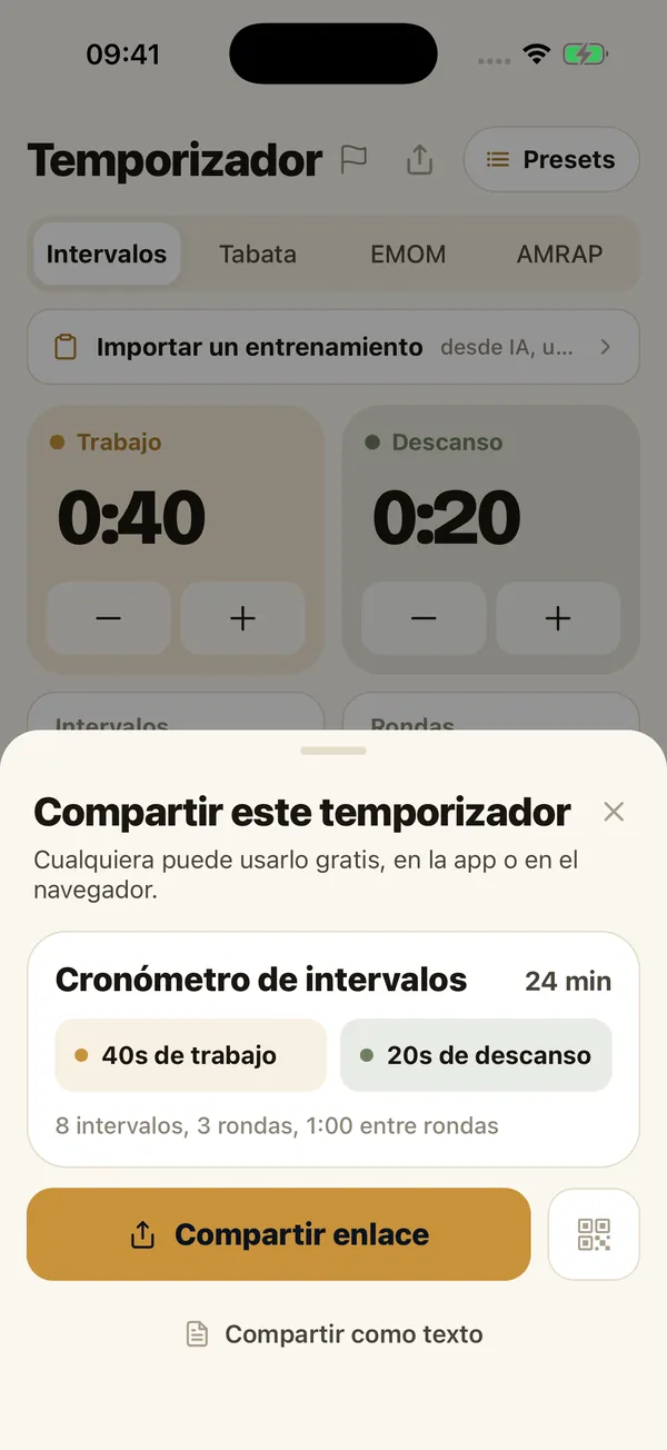 Compartir este temporizador
