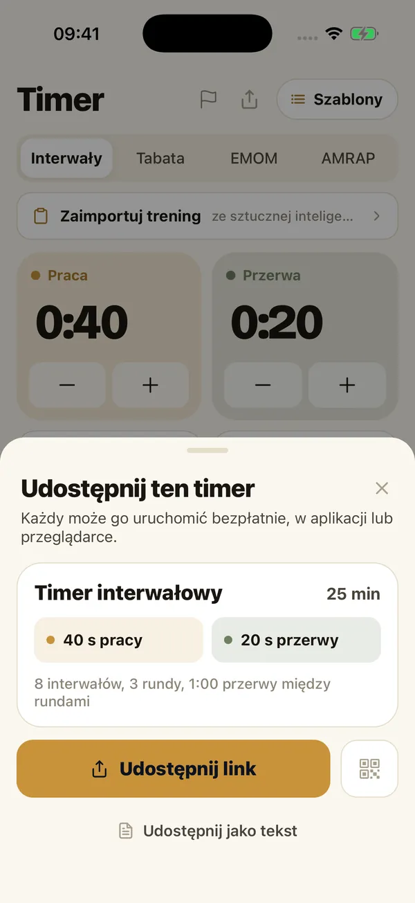 Udostępnij ten timer