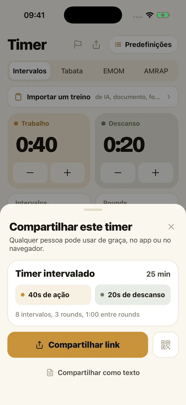 Compartilhar este timer